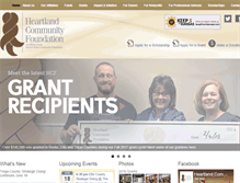 Tablet Screenshot of heartlandcommunityfoundation.org